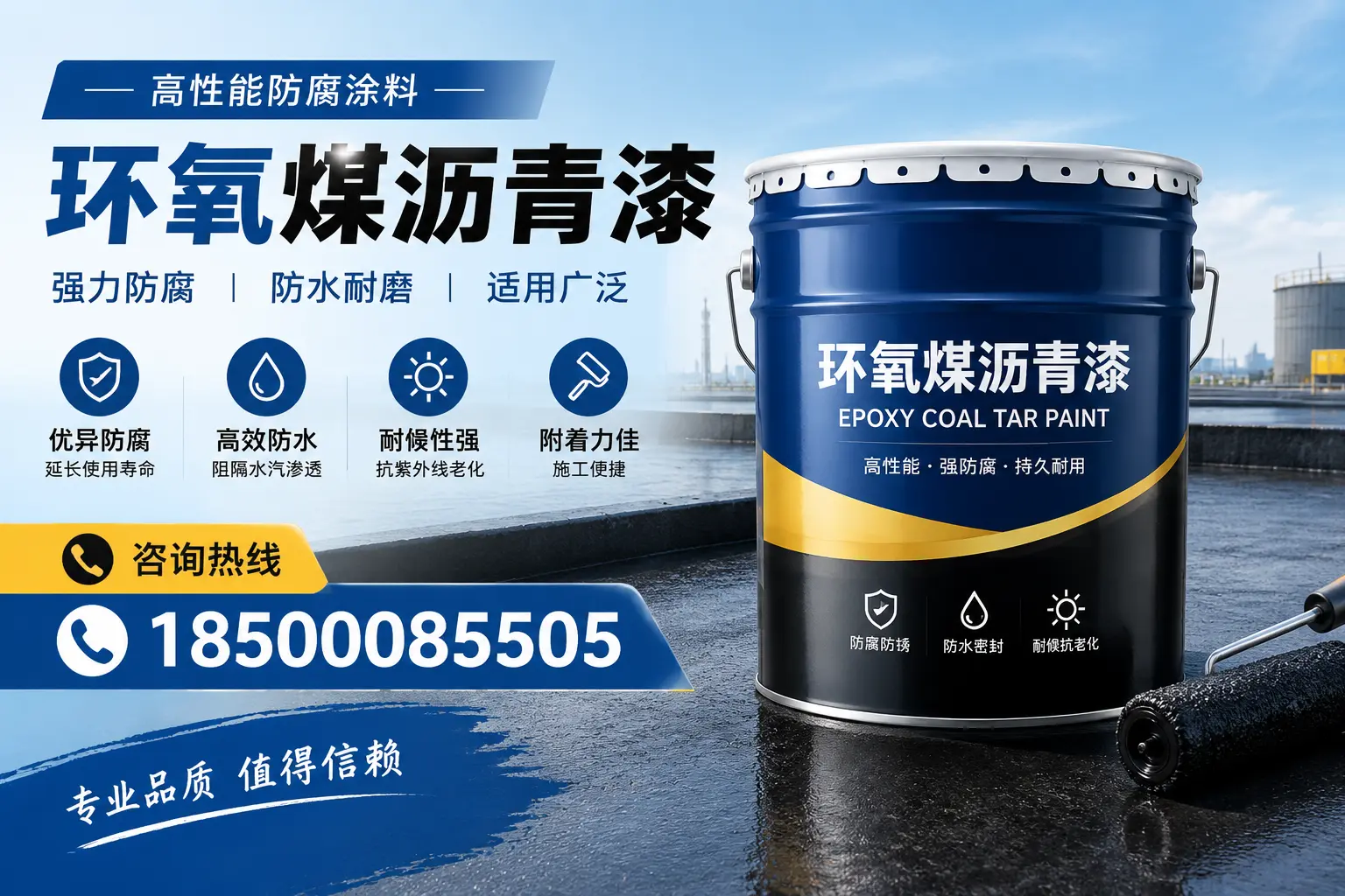 环氧煤沥青漆的主要成分与功能，定州用户深度了解