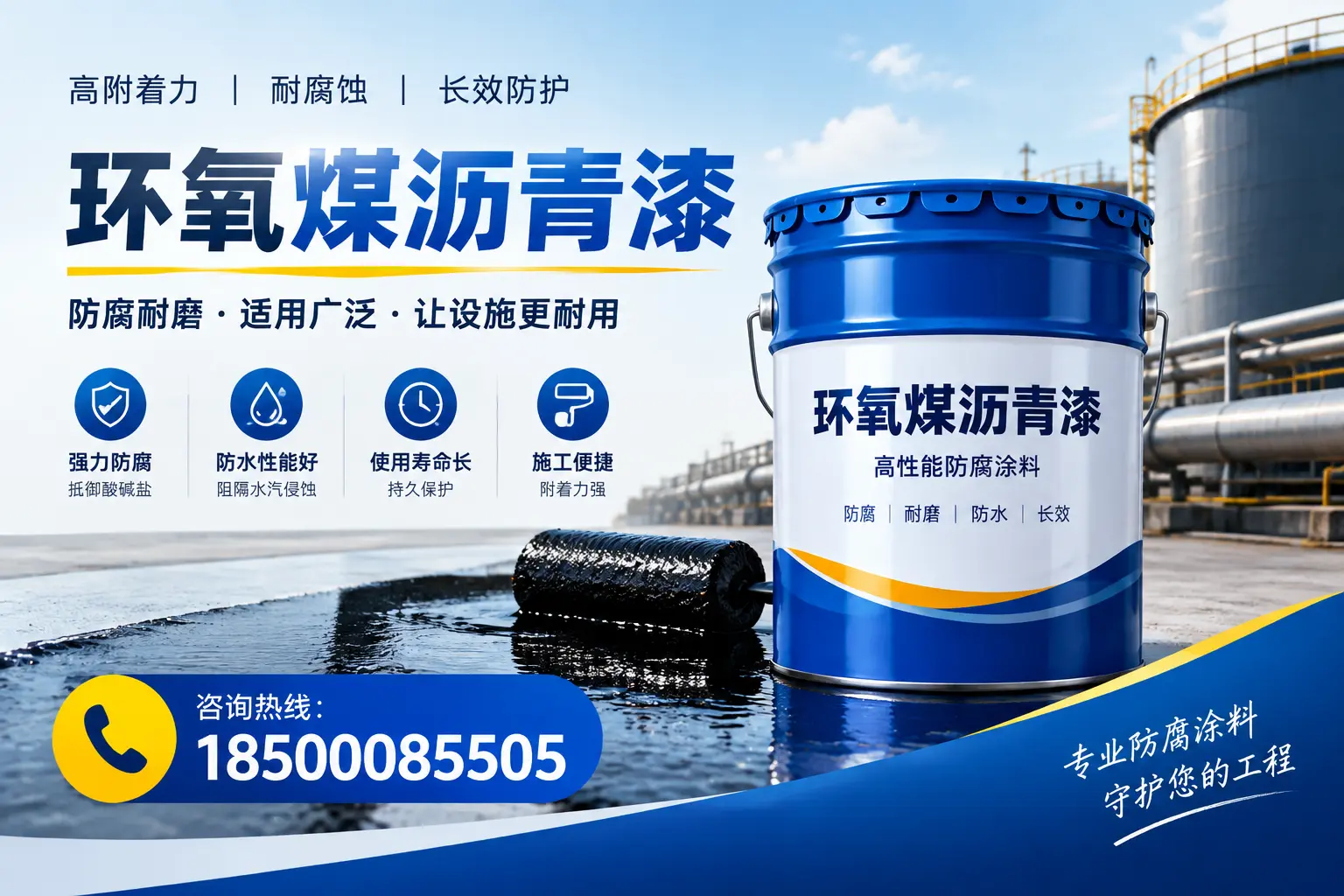 环氧煤沥青漆与其他涂料的对比分析,助力定州企业决策